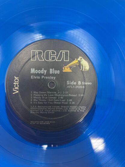 Moody Blue - Blue Vinyl - 1977 - AFL1-2428 - Image 5