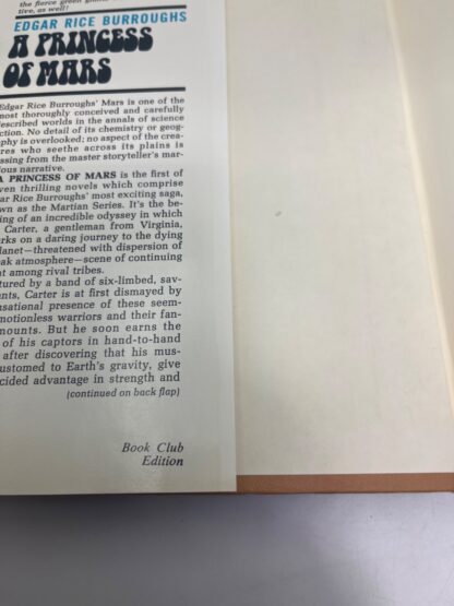 A Princess of Mars - Book Club Edition - Image 3