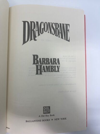 Barbara Hambly - 3 Book Club Edition Book Lot - Image 7