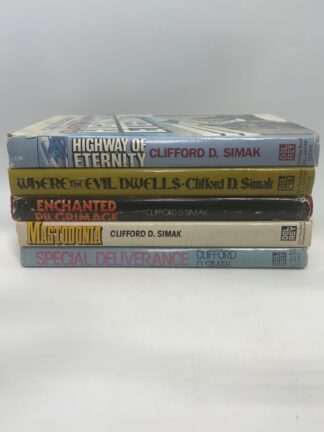 Clifford D. Simak - 5 Book Club Edition Book Lot - Cover