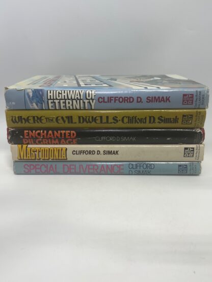 Clifford D. Simak - 5 Book Club Edition Book Lot - Cover