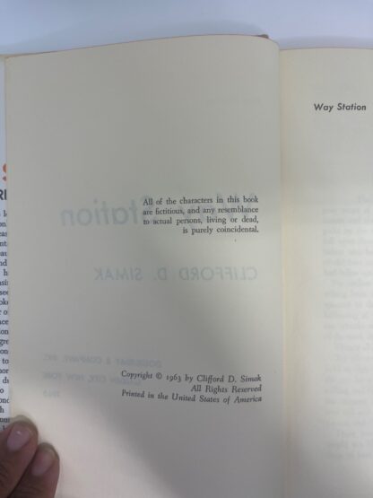 Way Station - Book Club Edition - 1963 - Image 6