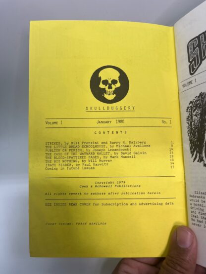 Skullduggery - 1980's Mystery Fiction Zine - Lot of 4 - Image 3