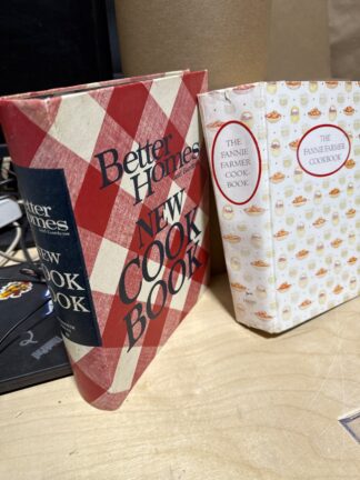 3 Cook books (Two Better Homes Cook Book editions and One Fannie Farmer) - Cover