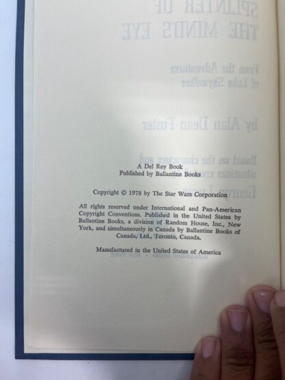 Splinter of the Mind's Eye - Book Club Edition - I 18 - NO DUST JACKET - Image 6