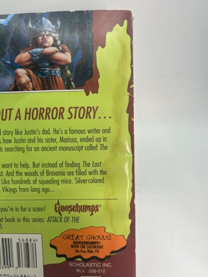 Legend of the Lost Legend - Goosebumps #47 - NO STICKERS WATER DAMAGE - Image 7