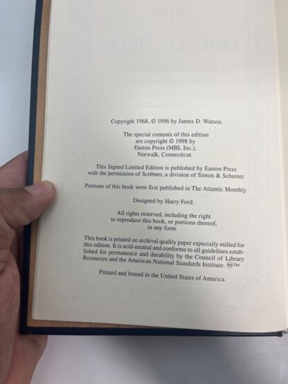 The Double Helix - EASTON PRESS - NOT SIGNED - Image 8