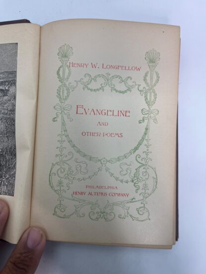 Evangeline and Other Poems - ANTIQUE - PAGES MISSING - Image 8