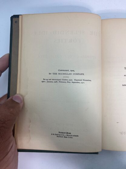 The Splendid Idle Forties - PAGES MISSING - 1902 - ANTIQUE - Image 8