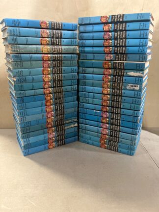 The Hardy Boys Series Matte Blue Vintage Covers - Mixed Lot of 41 - Cover