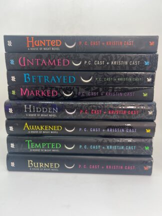 House of Night Series - Lot of 8 - (Hunted, Untamed, Betrayed, Marked, Hidden, Awakened, Tempted, Burned) - Cover