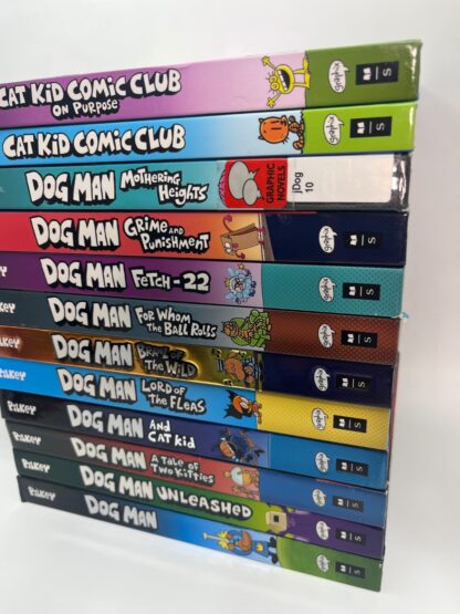 Dav Pilkey Lot of 12 - Dog Man 1-10 PLUS 2 Cat Kid Books - Image 2
