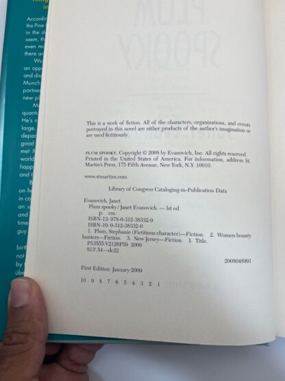 Plum Spooky - First Edition - First Printing - SIGNED - Image 6
