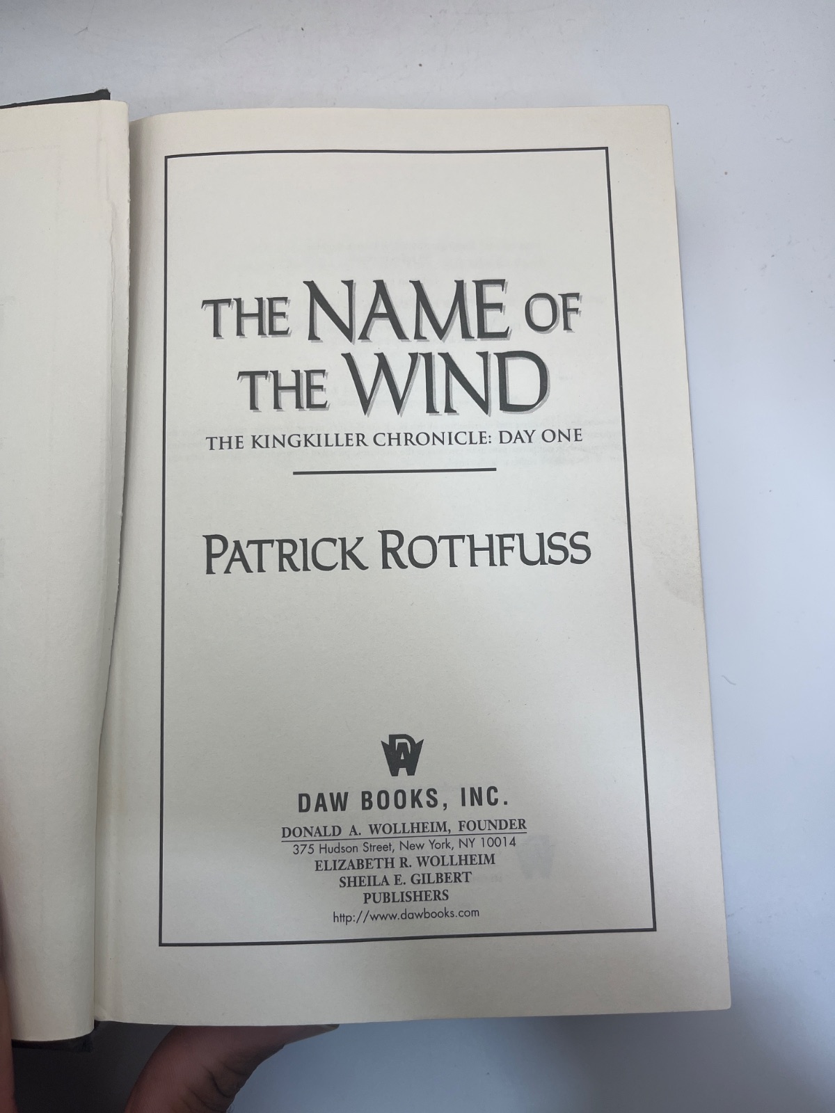 The Name of the Wind - 2007 - Ex Library - Image 7