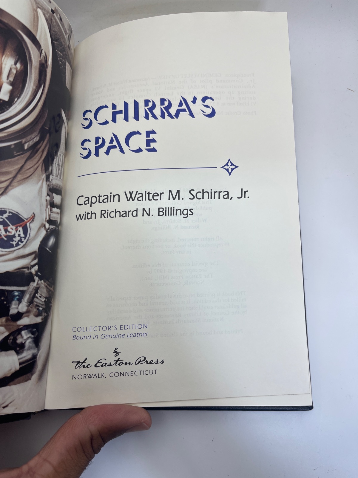 Schirra's Space - Easton Press - NO SIGNATURE - Image 6