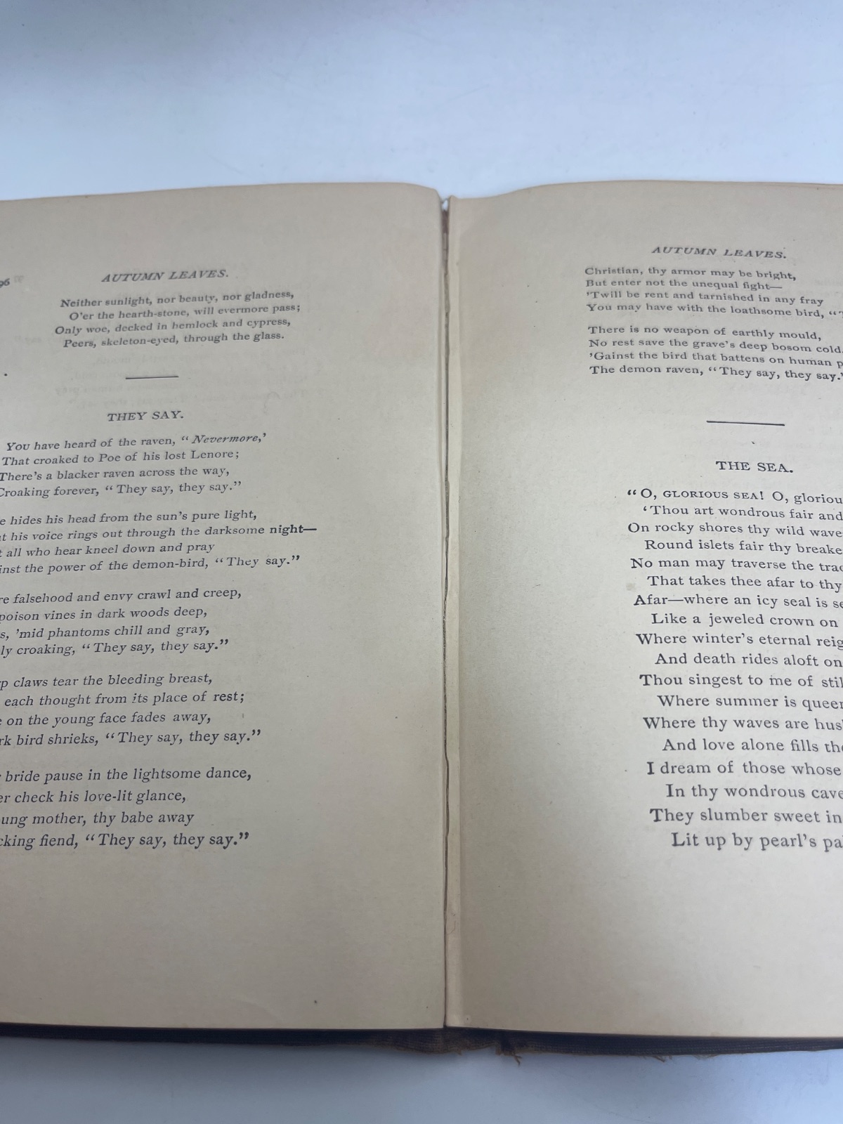 Autumn Leaves - 1880 - Antique Book on Poetry - Image 8