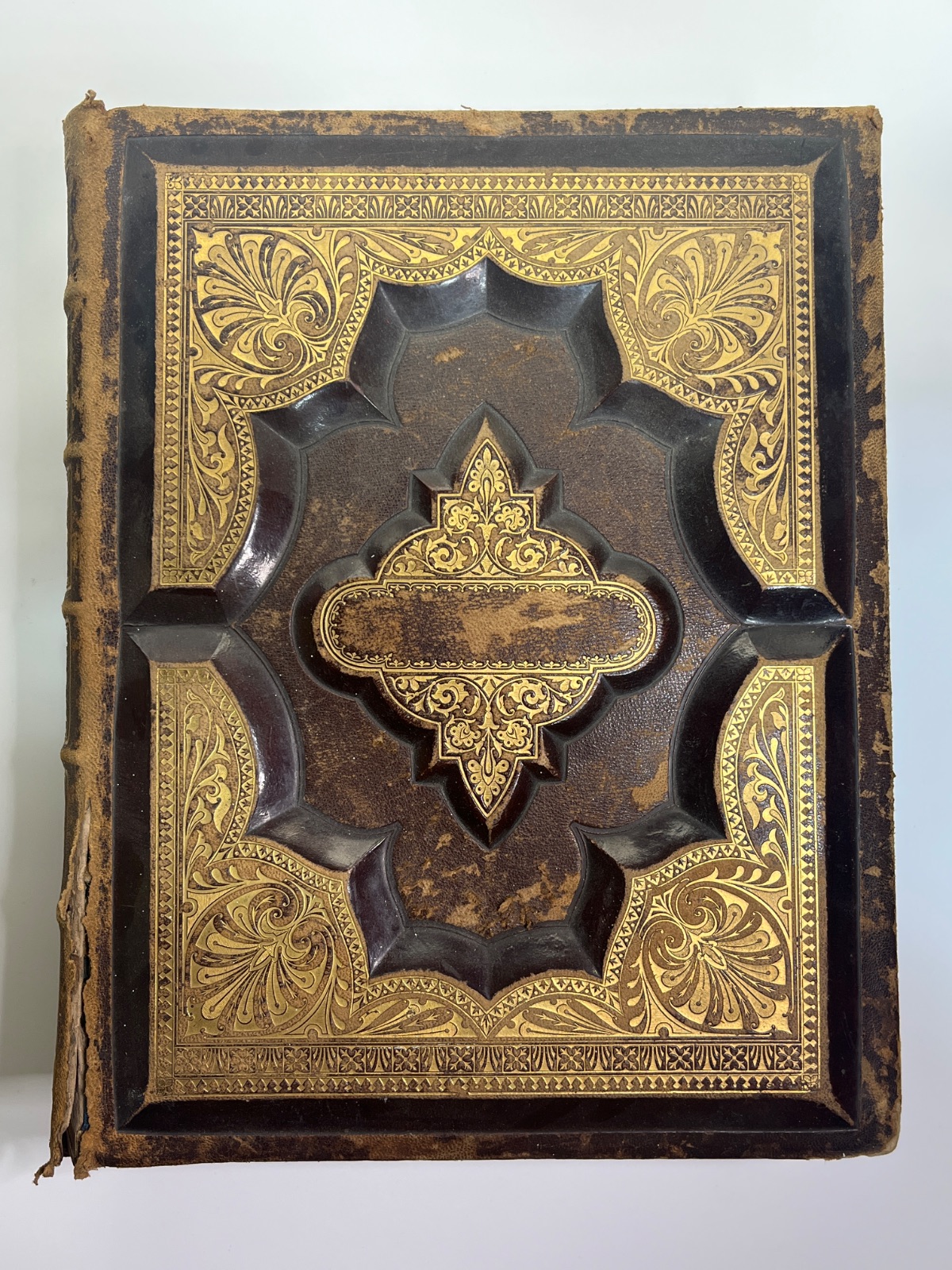 Holy Bible 1877 - Illustrated Reference Family Bible w 1400 Illustrations & Apocrypha - Cover