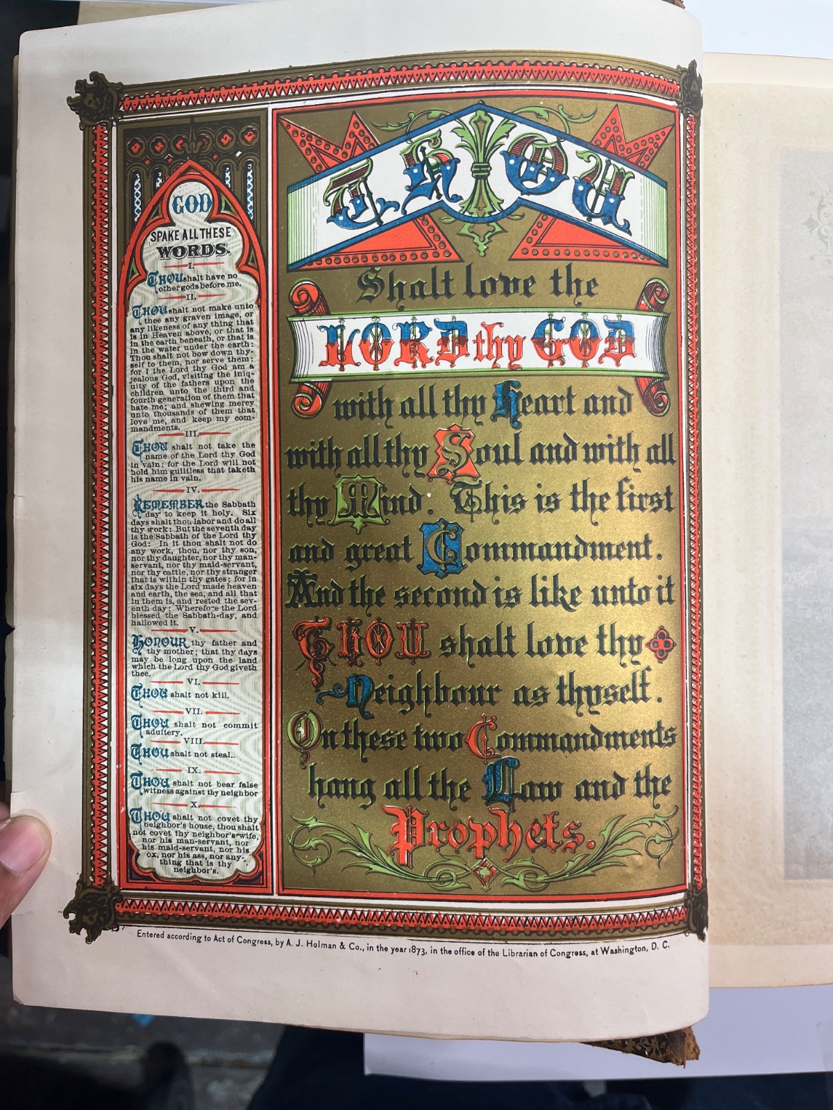 Holy Bible 1877 - Illustrated Reference Family Bible w 1400 Illustrations & Apocrypha - Image 14