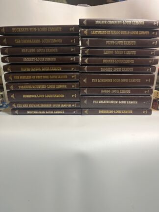 Louis L'Amour Leatherette Bantam - Mixed Lot of 20 - Cover