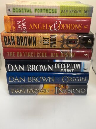 Dan Brown Mixed Binding Lot of 7 - Cover