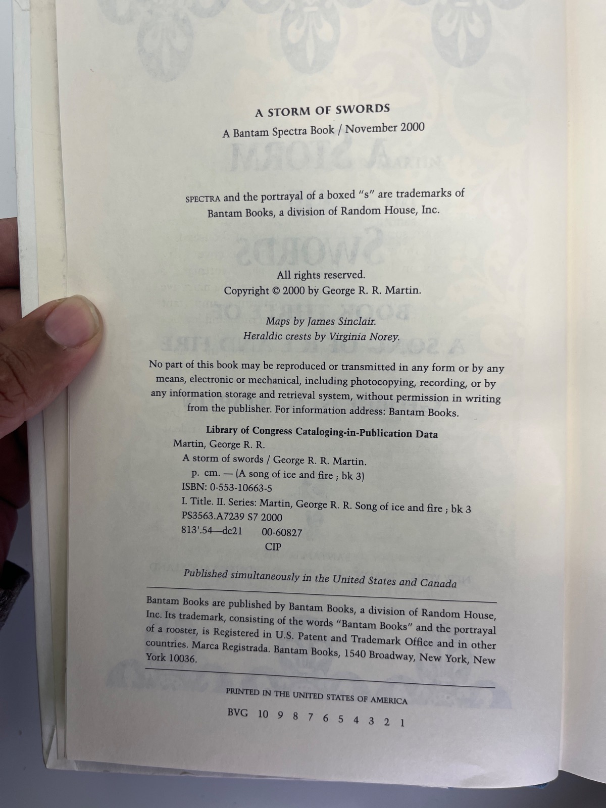 A Storm of Swords - No Dust Jacket - First Edition - Image 7