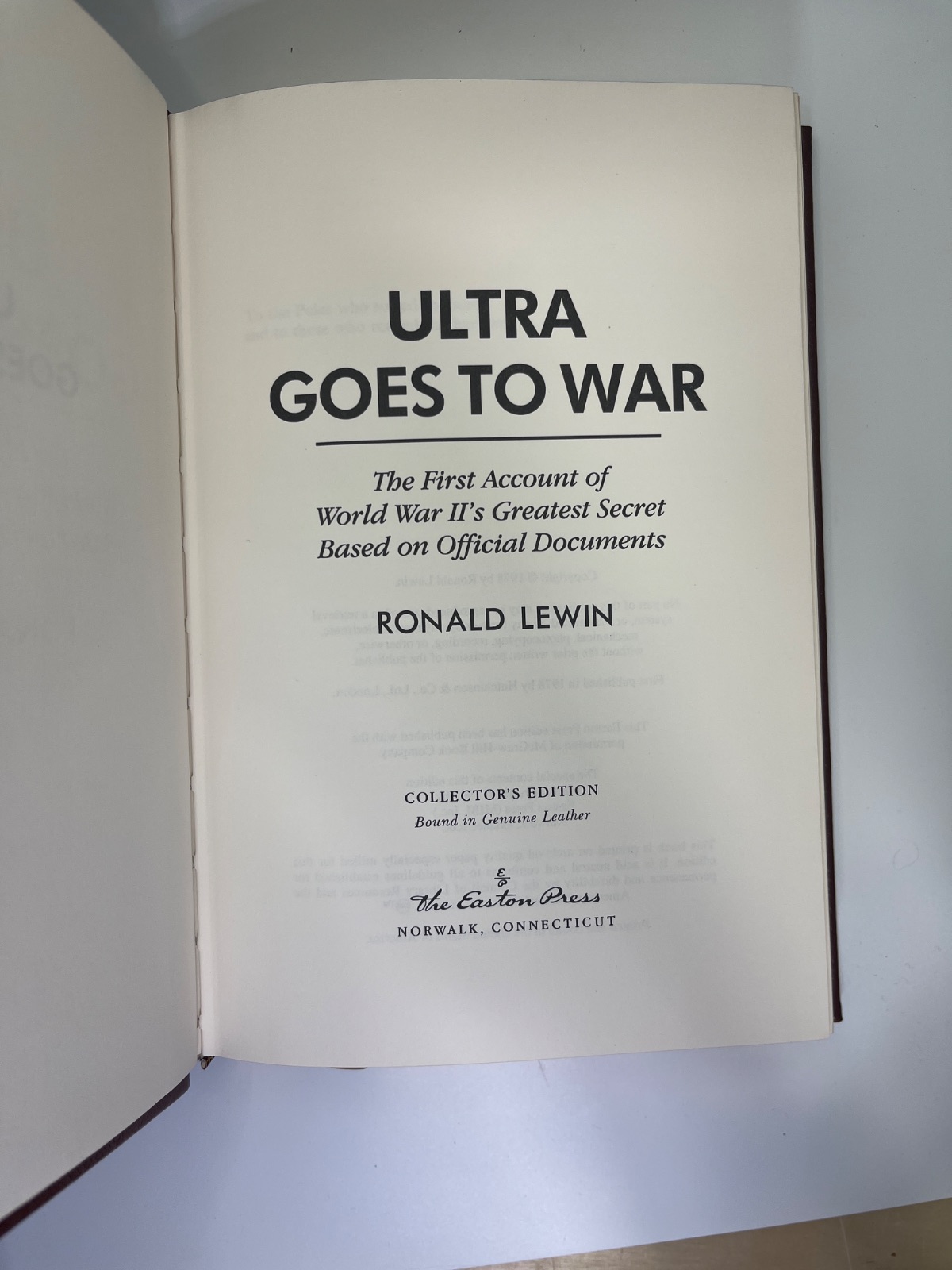 Ultra Goes to War - EASTON PRESS - Image 6