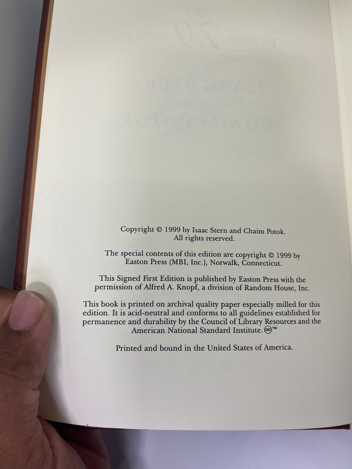 My First 79 Years - NO SIGNATURE - Easton Press - Image 6