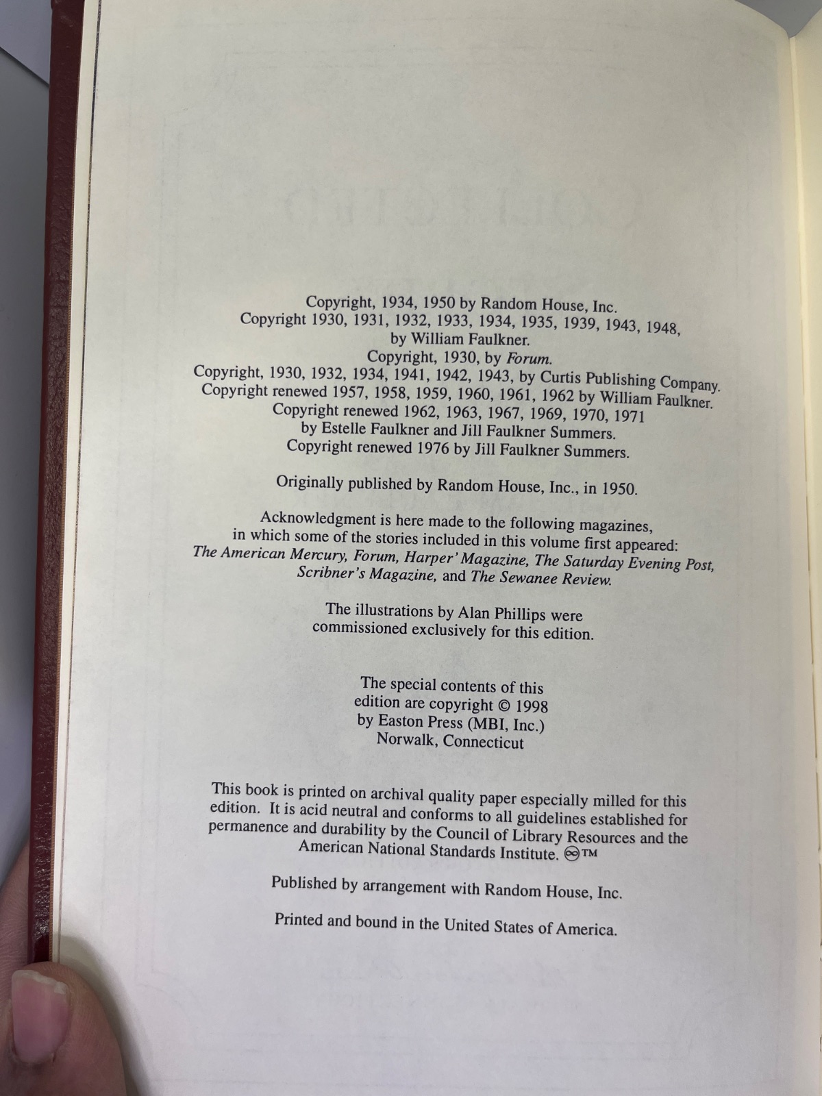 William Faulkner Collected Stories - Volume Two - EASTON PRESS - Image 7