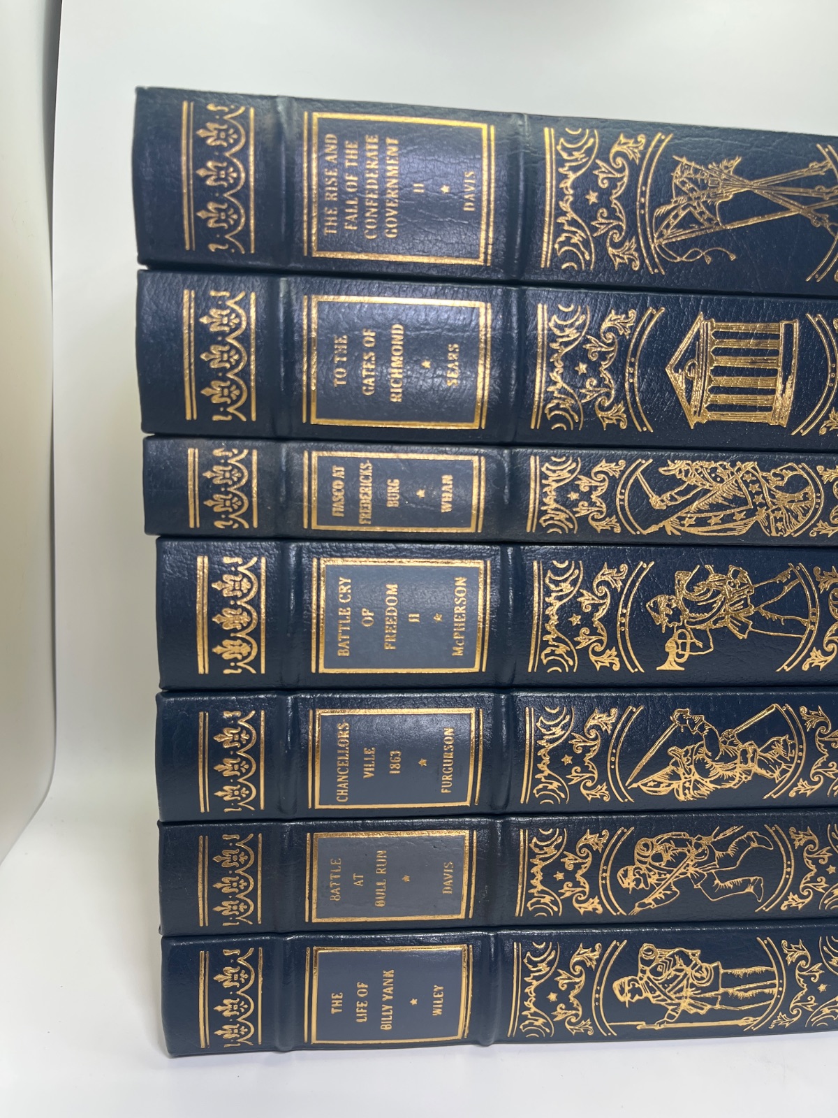 Civil War Library - Lot of 7 - Incomplete Set -Easton Press - Image 2