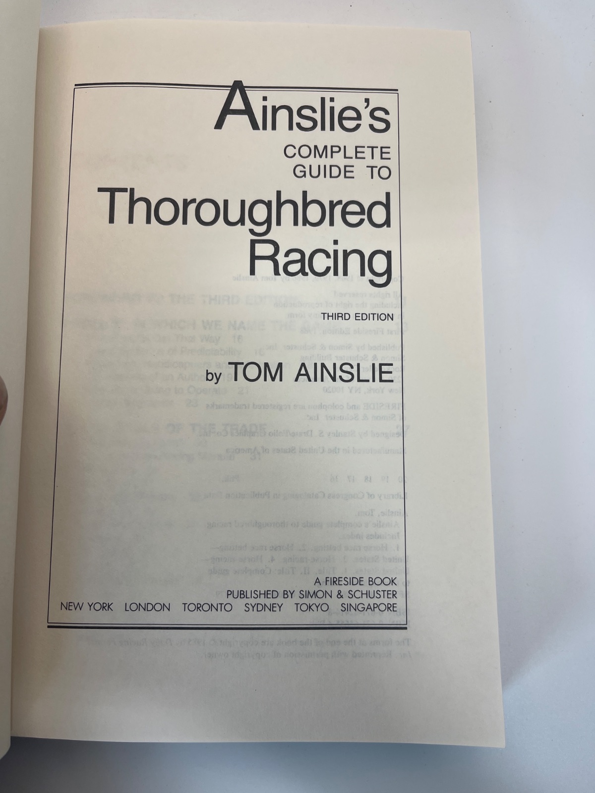 Ainslie's Complete Guide to Thoroughbred Racing - Image 4