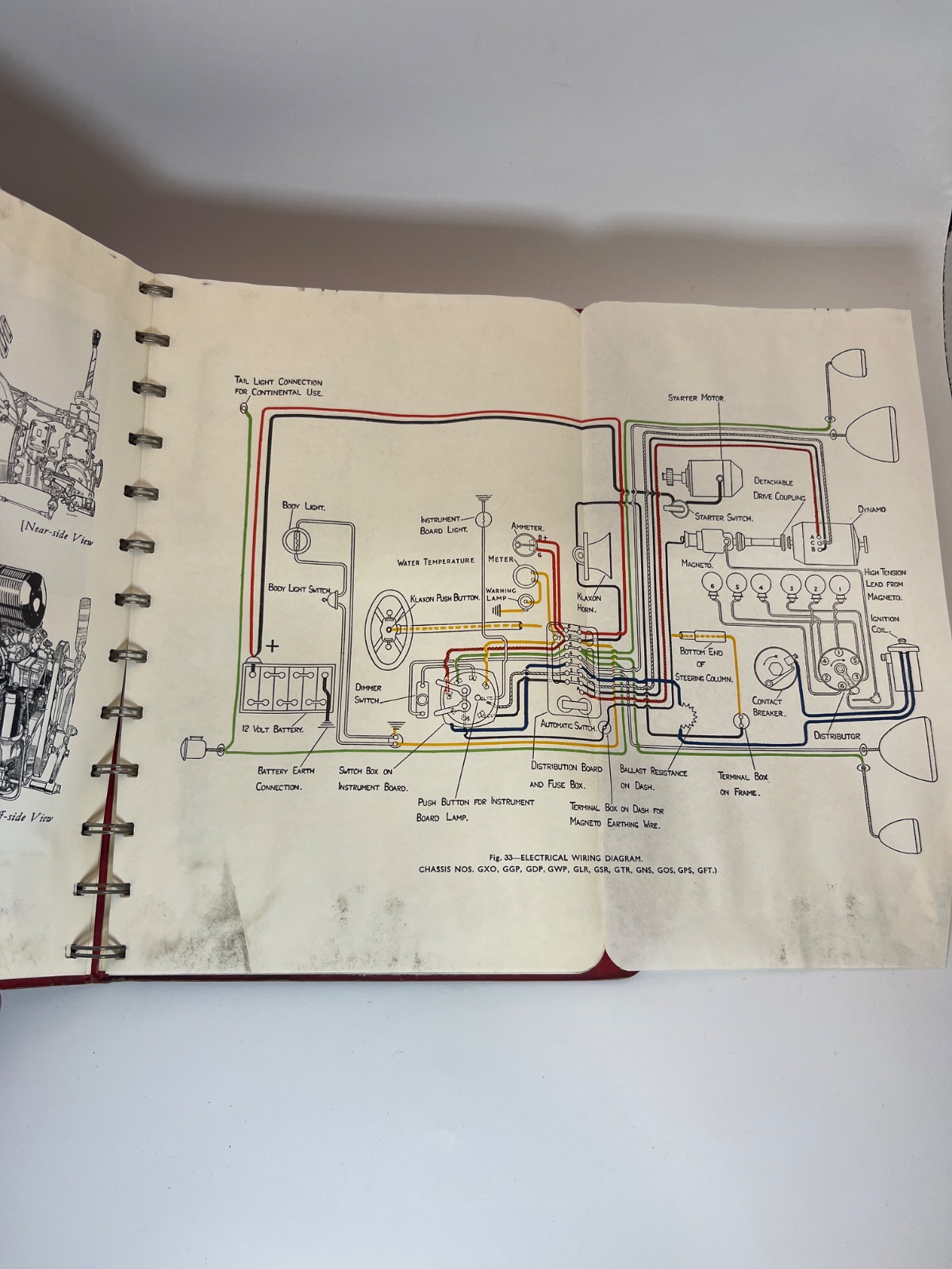 Rolls-Royce 20-25 H.P. Car Owner's Manual 1964 - WATER DAMAGE - Image 9