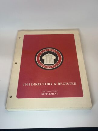 Roll's Royce Owners' Club - 1991 Directory & Register: The Flying Lady Supplement - Cover