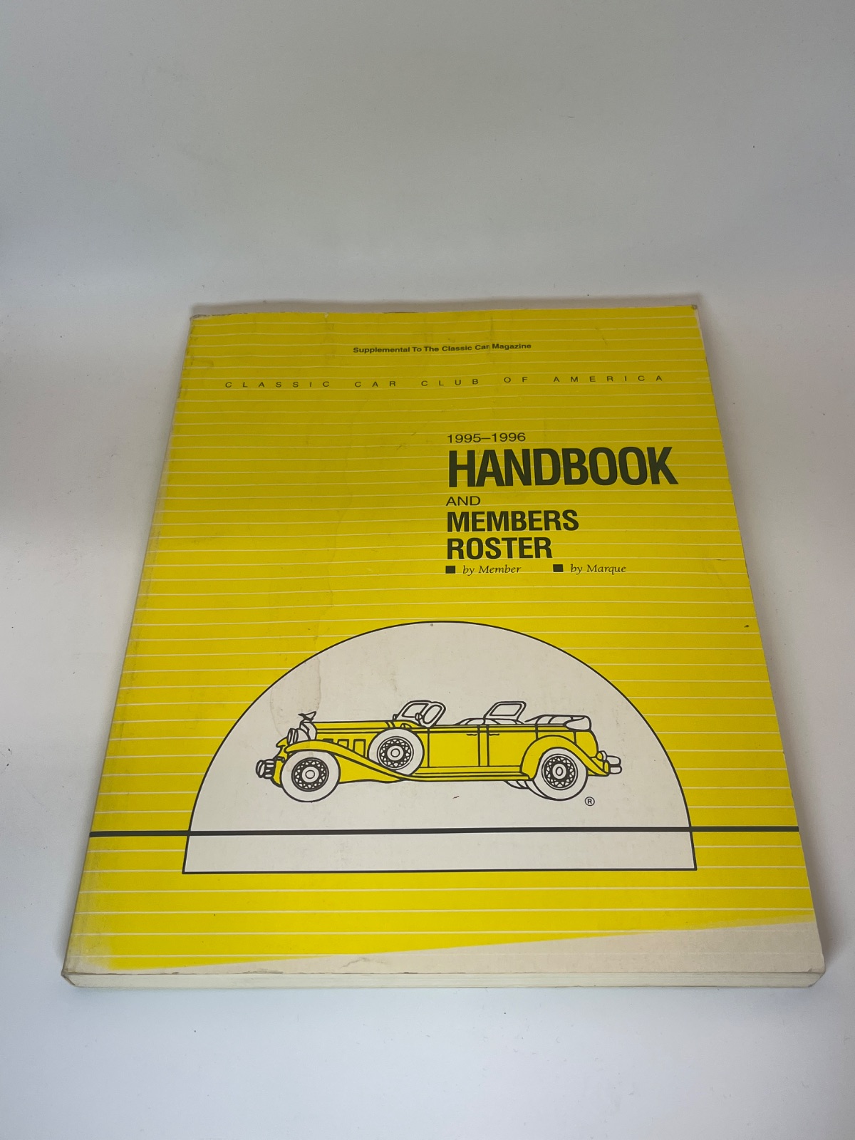 1995-1996 Handbook and Members Roster - Cover