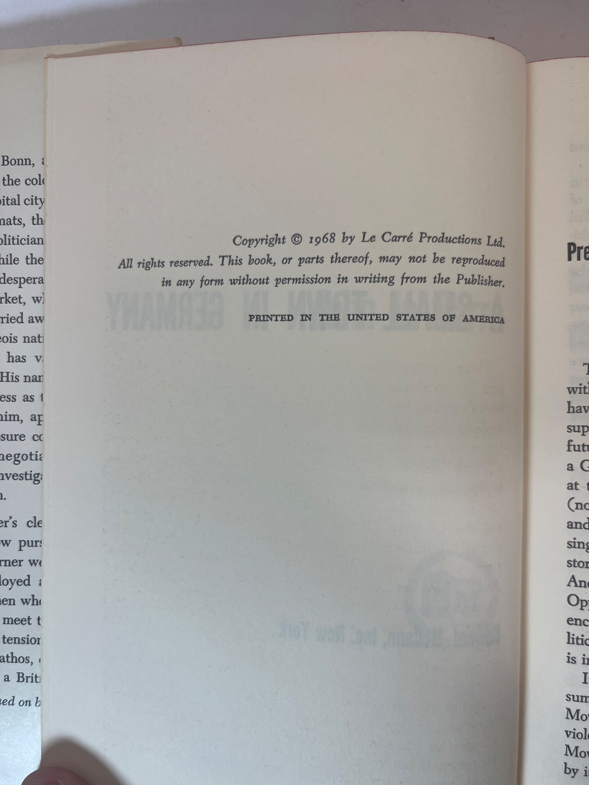 A Small Town in Germany - Book Club Edition - Image 7