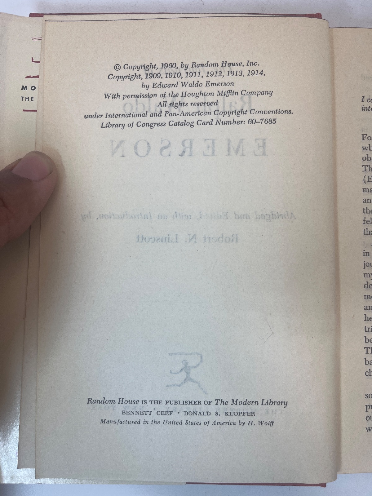 The Journals of Ralph Waldo Emerson - Modern Library - Image 6