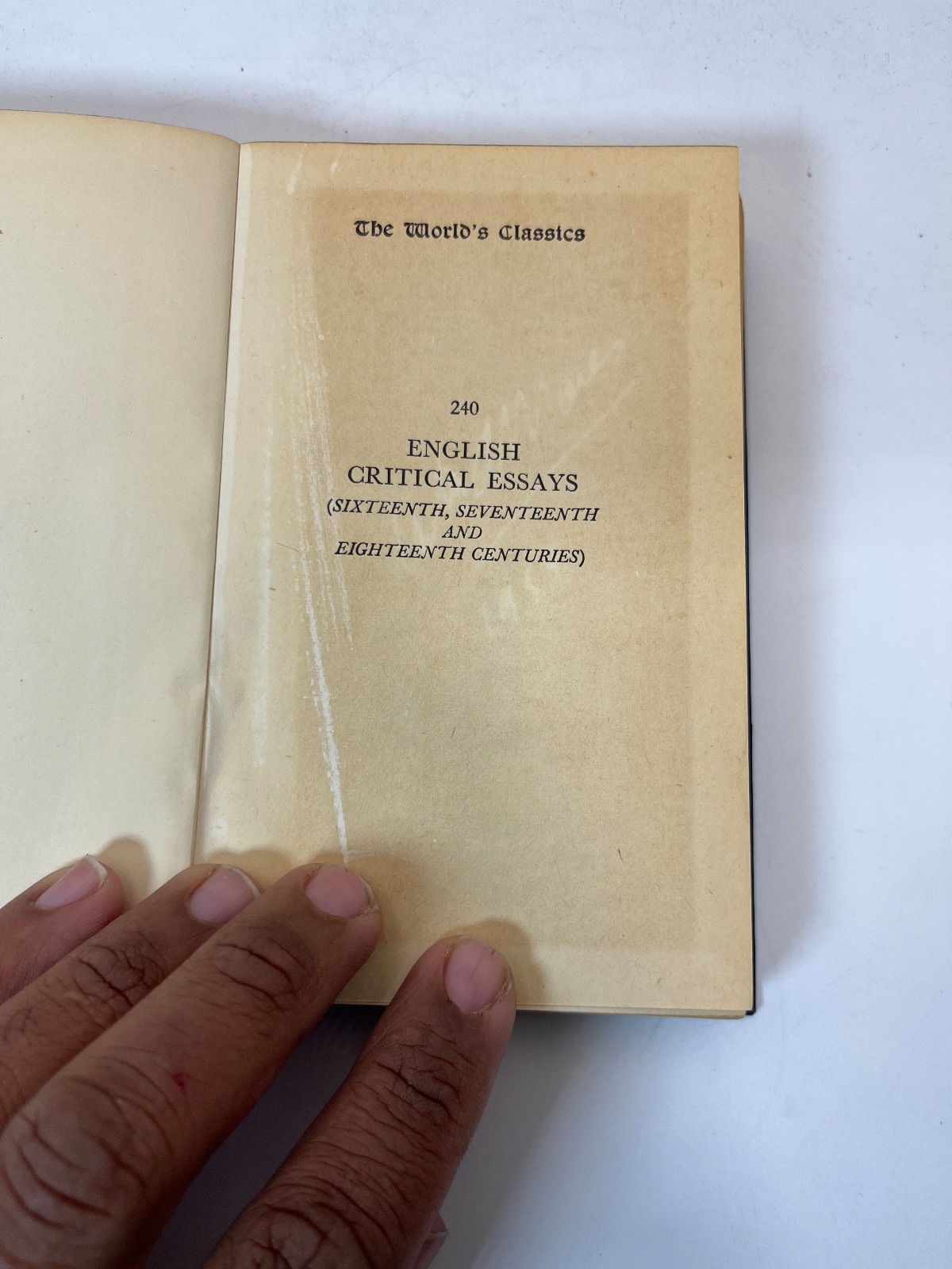 English Critical Essays (Sixteenth, Seventeenth and Eighteenth Centuries) - Image 7