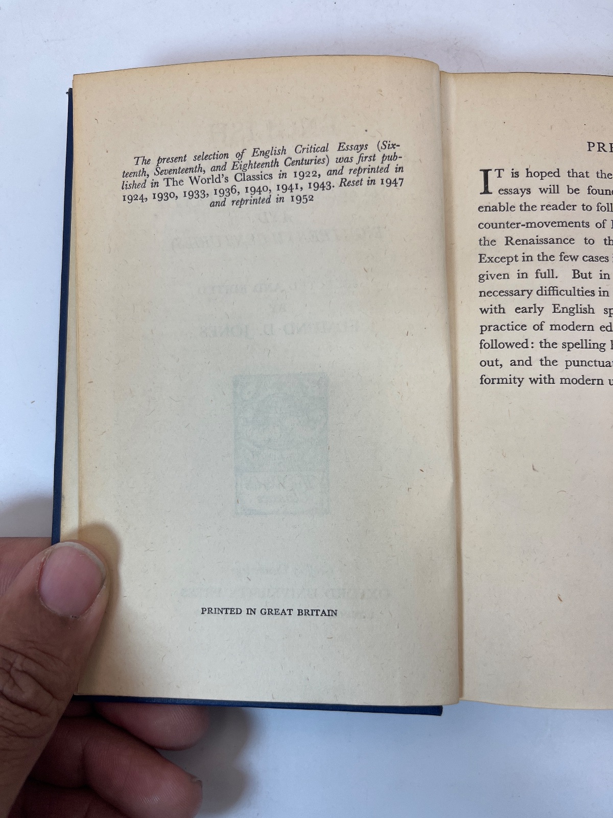 English Critical Essays (Sixteenth, Seventeenth and Eighteenth Centuries) - Image 9