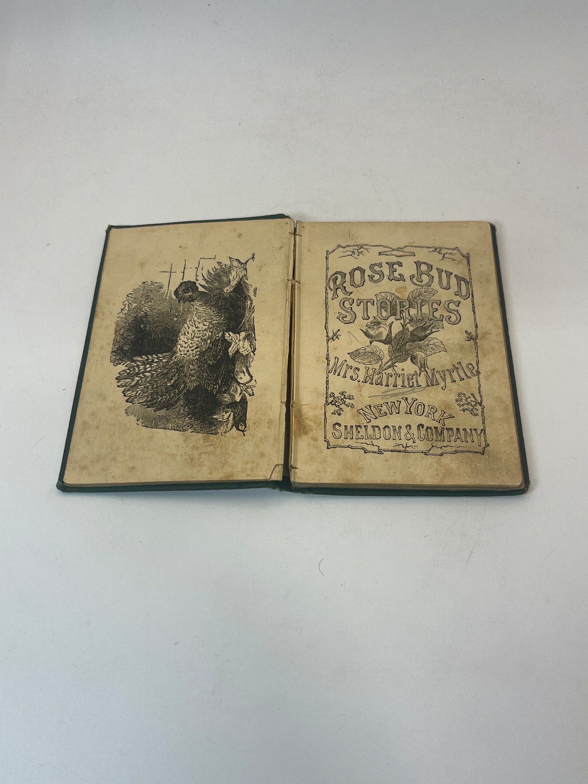 Rose Bud Stories - Mrs. Harriet Myrtle - 1868 -Antique Children's - Image 6