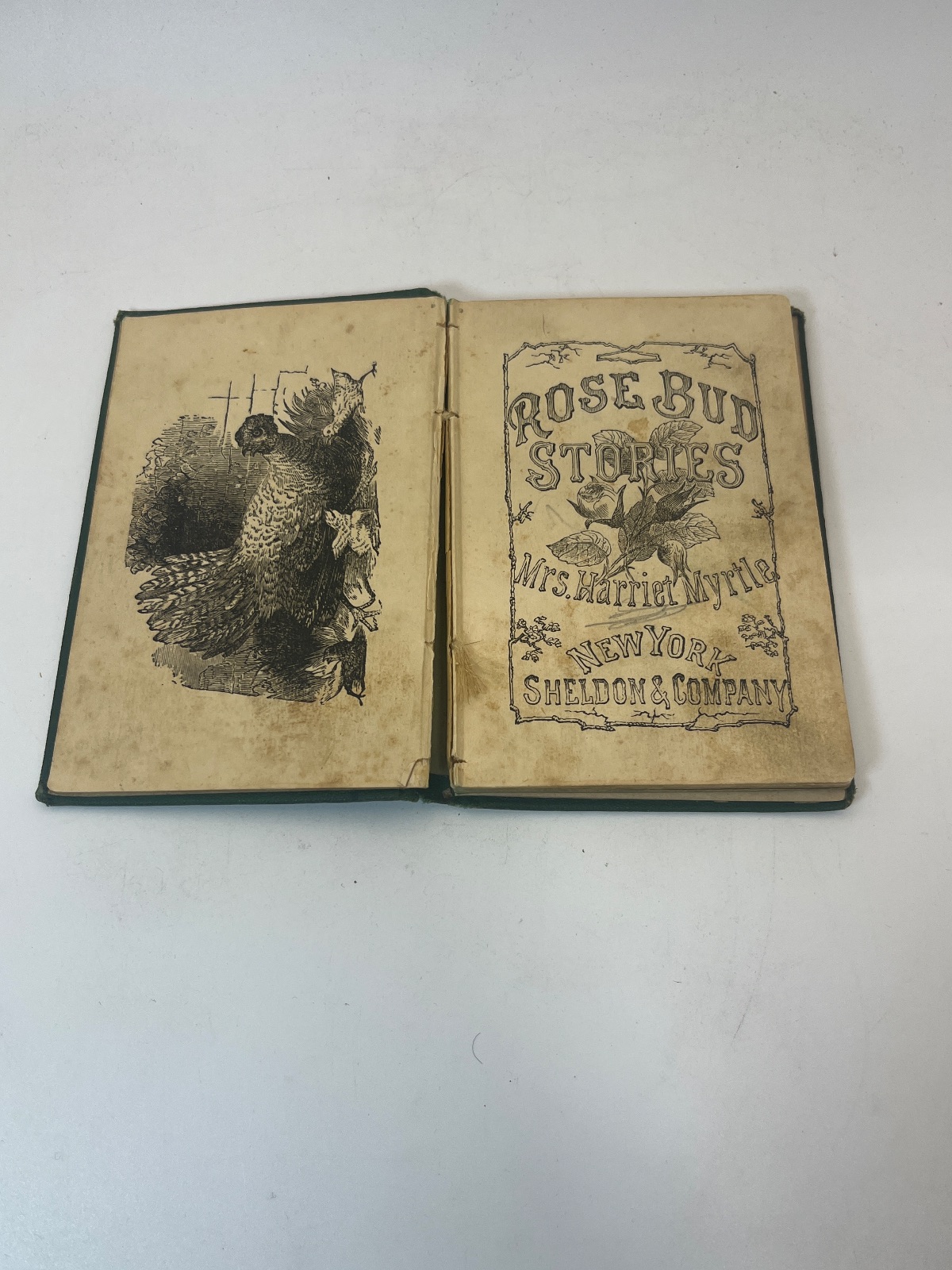 Rose Bud Stories - Mrs. Harriet Myrtle - 1868 -Antique Children's - Image 8