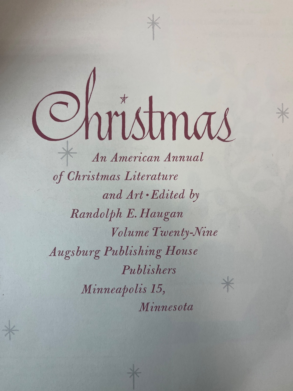Christmas: An American Annual of Christmas Literature & Art Vol 29 - 1959 - Image 4