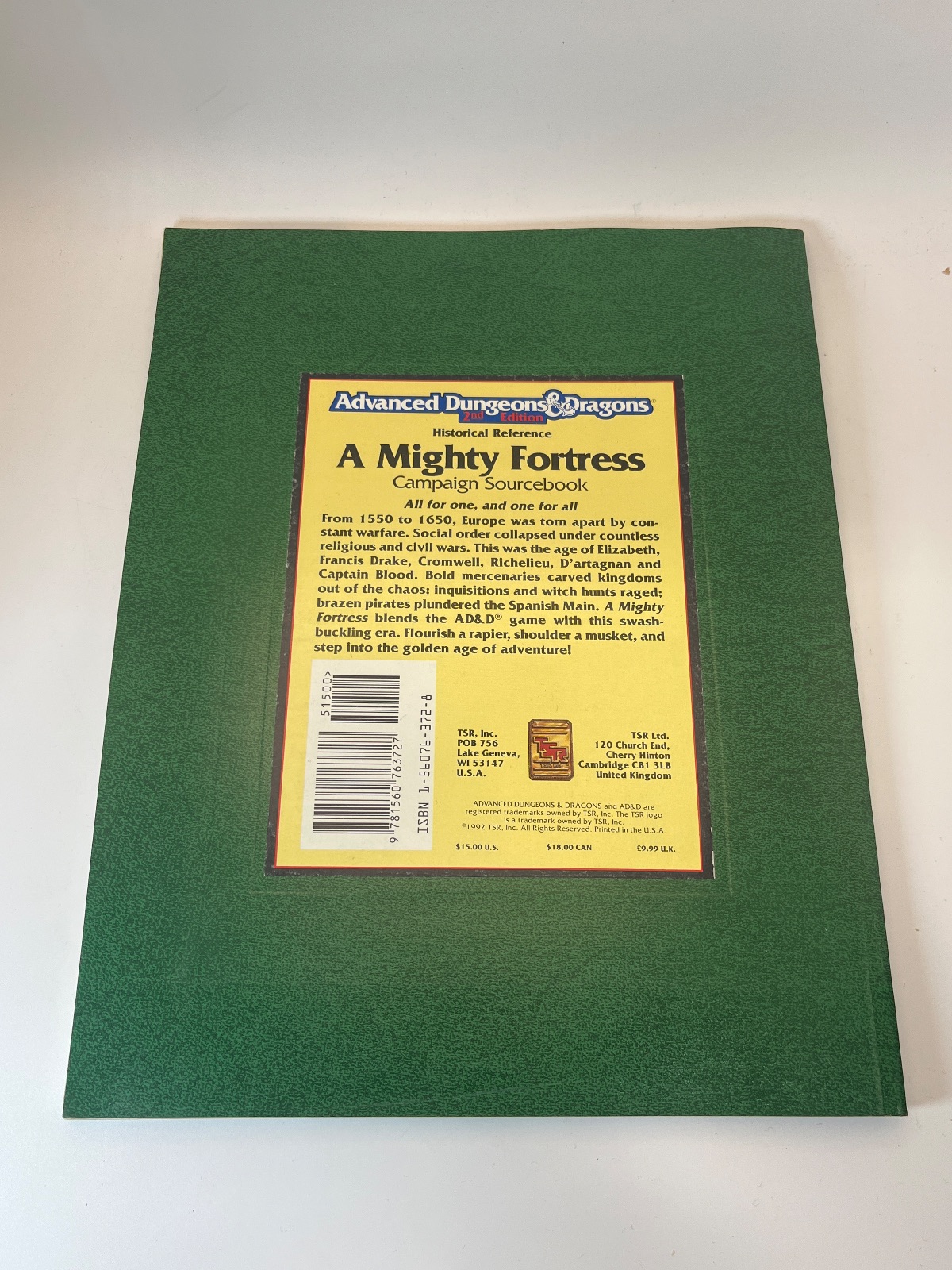 A Mighty Fortress Campaign Sourcebook HR4 9370 AD&D 2e - Image 2
