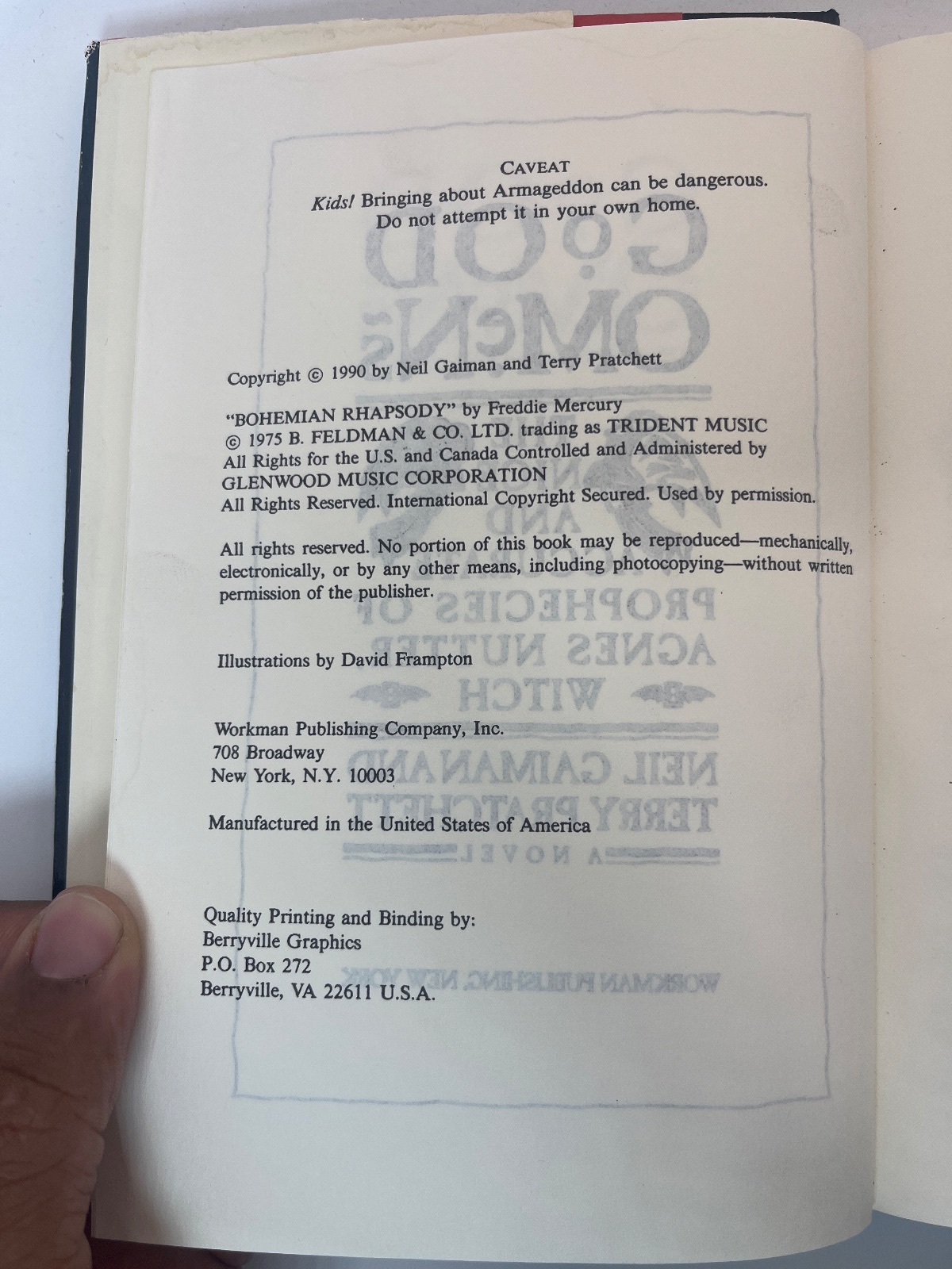 Good Omens: The Nice and Accurate Prophecies of Agnes Nutter, Witch - WATER DMG - Image 6