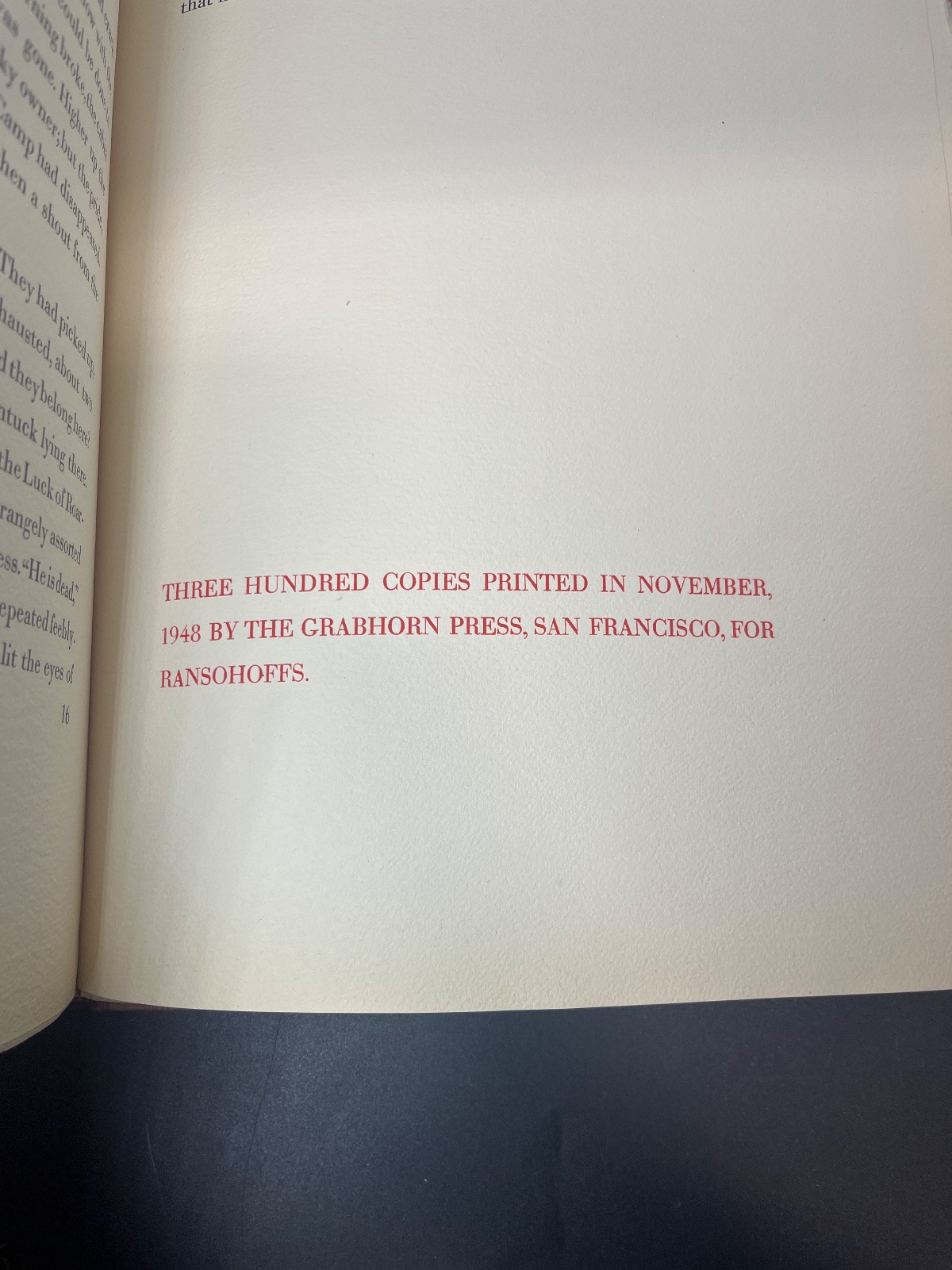 The Luck of Roaring Camp - Grabhorn Press -1948 Reprint - Image 4