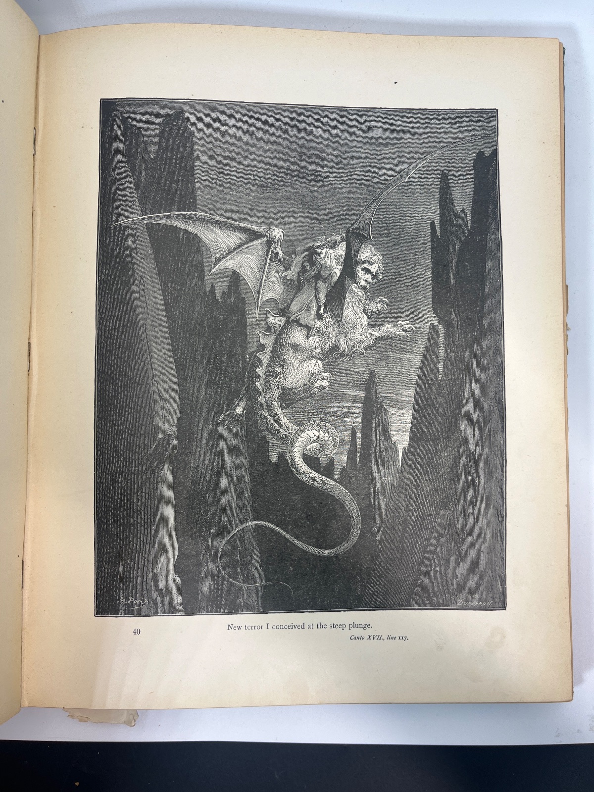 Dante's Inferno - Illustrations by Gustave Dore - Translated by Henry Francis Cary 1890 - Image 12