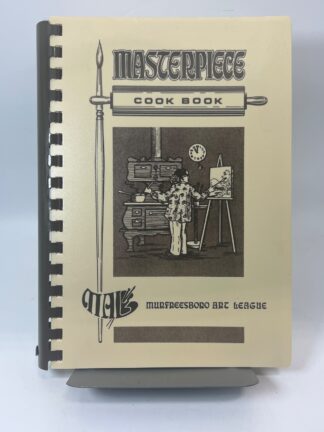 Masterpiece Cook Book Murfreesboro Art League Cannonsburgh Village - Cover