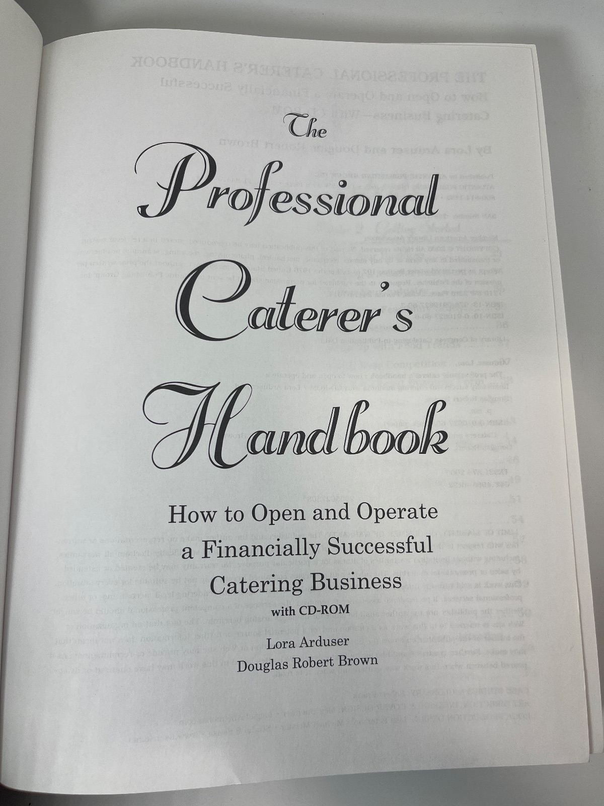 The Professional Caterer's Handbook w CD-ROM - Image 6