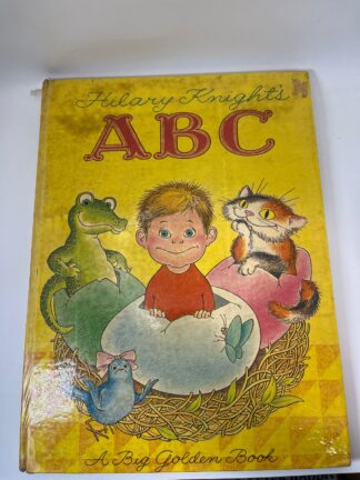 Hilary Knight's ABC - A Big Golden Book - TWO PAGES RIPPED - Cover