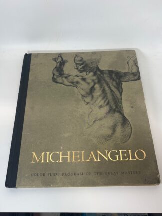 MICHELANGELO - Color Slide Program of Great Artist's w Slides - Cover