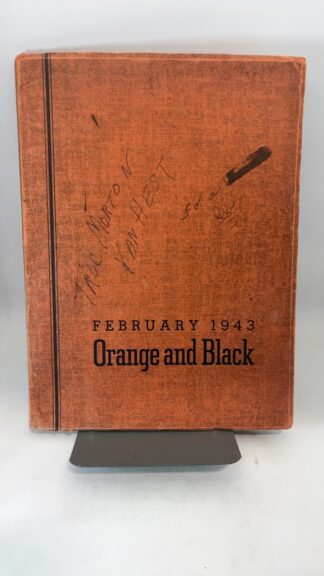 Orange and Black Woodrow Wilson High School Yearbook - Cover