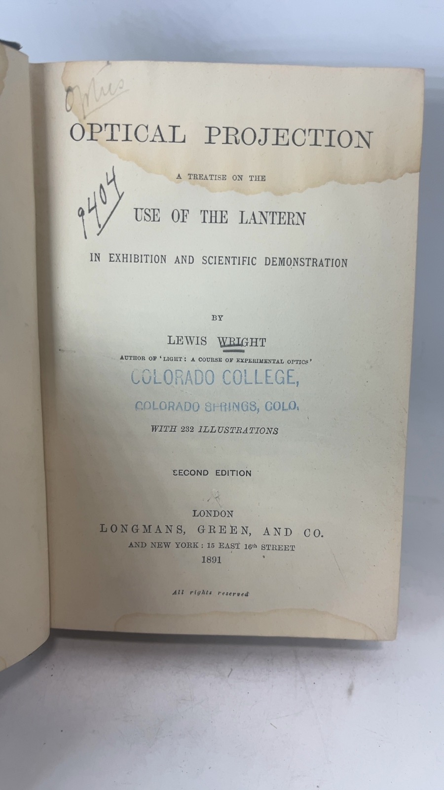 Optical Projection: A Treatise on the Use of the Lantern in Exhibition and Scientific Demonstration - Image 4